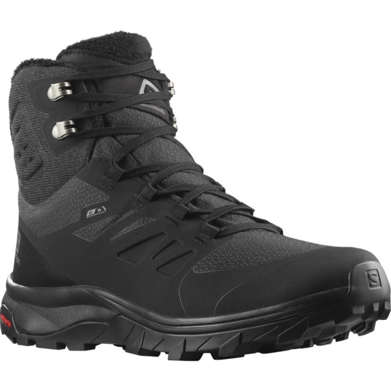 Botas de Invierno Salomon Outblast Thinsulate Climasalomon Impermeables Mujer Negros | MX TNBU783